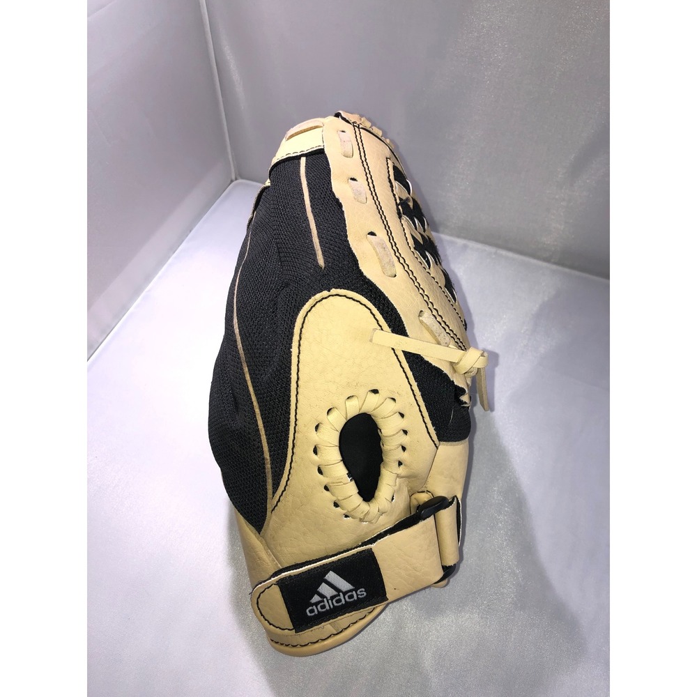Adidas Eazy Close 10.5 Inch Youth Baseball Glove Tan Black TS 1050NBB